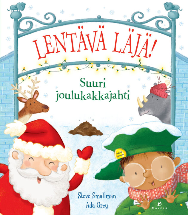 Lentävä läjä!  Suuri joulukakkajahti