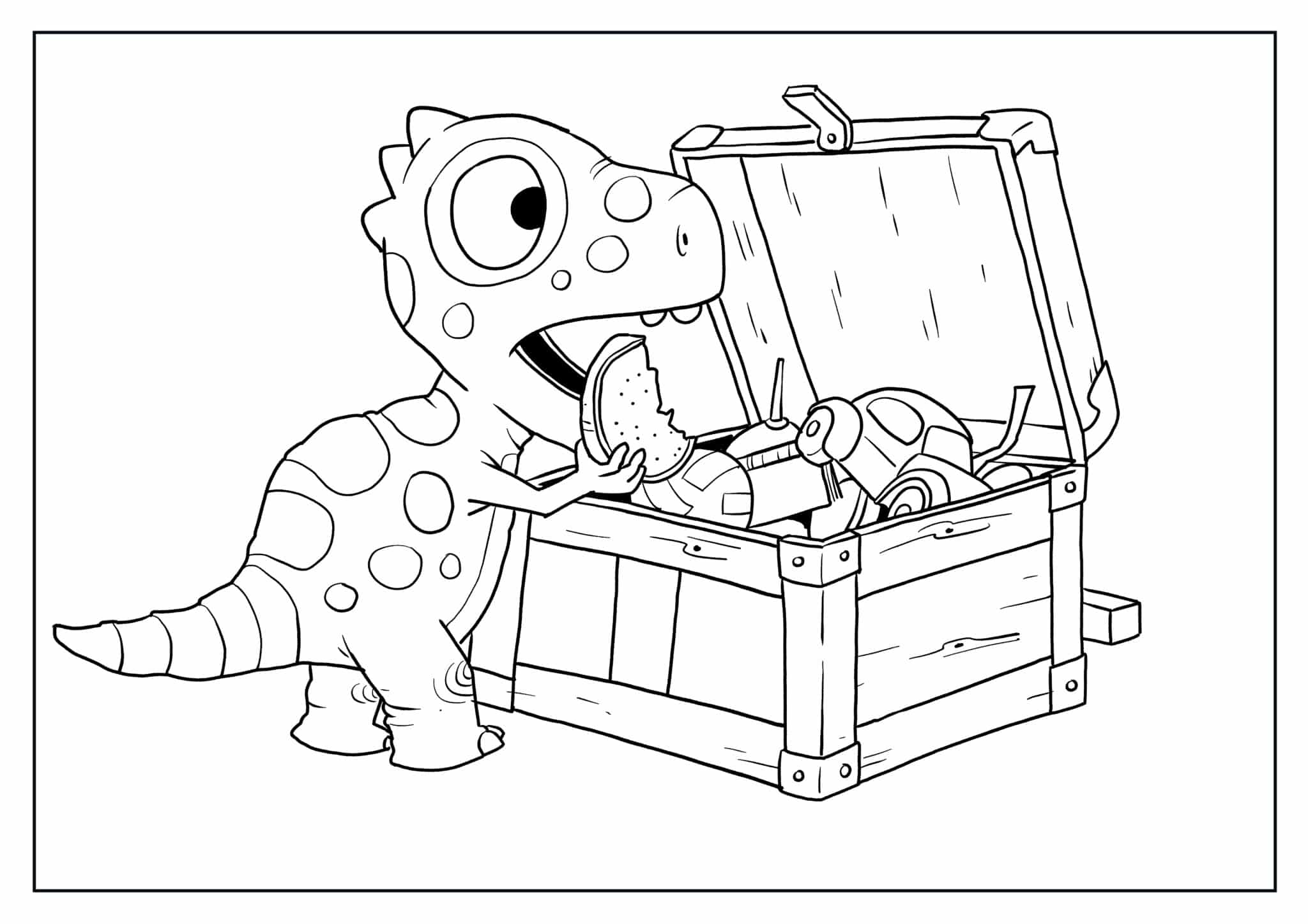 Hirmuliskojengi värityskuvat - Image 2