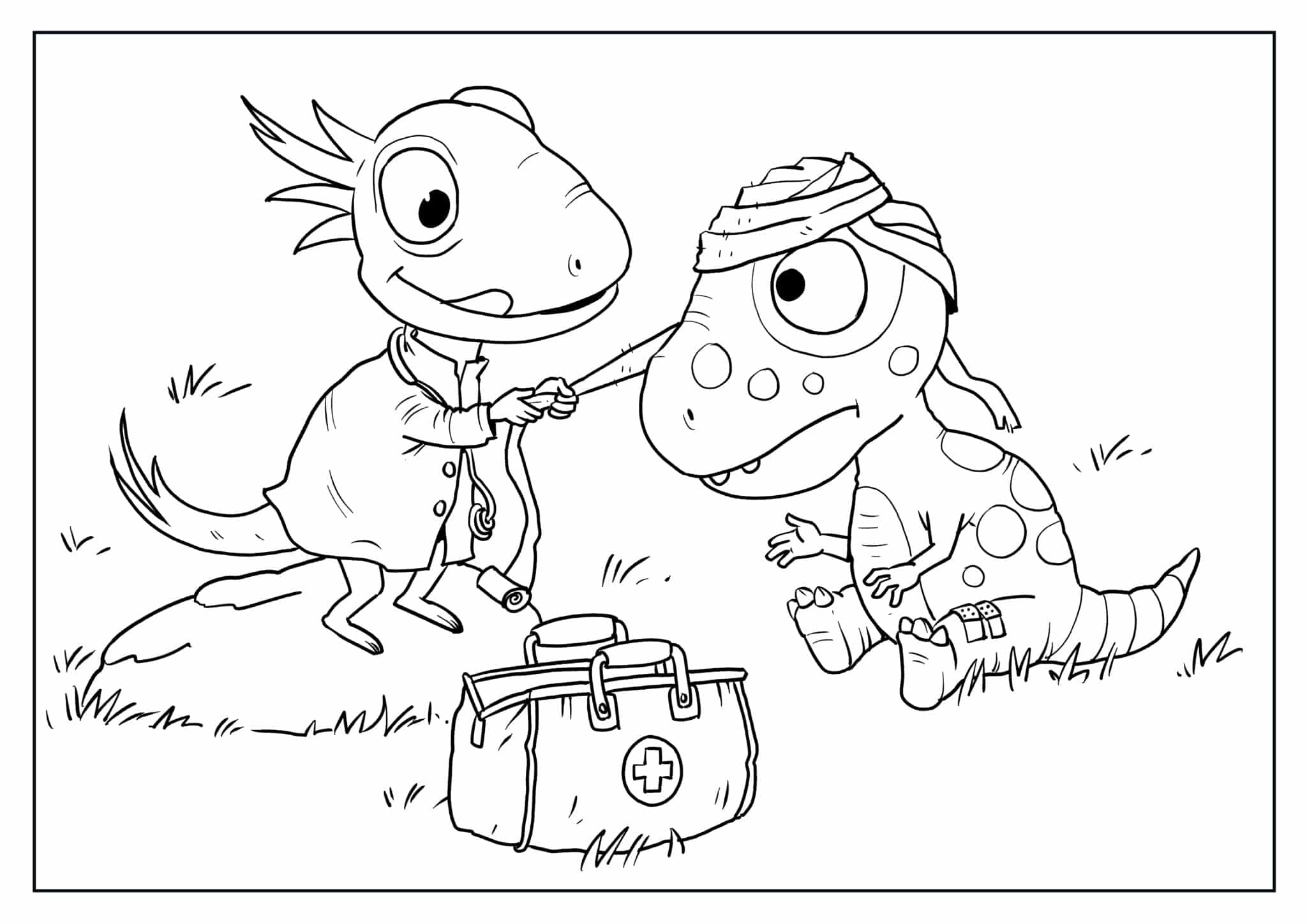 Hirmuliskojengi värityskuvat - Image 3