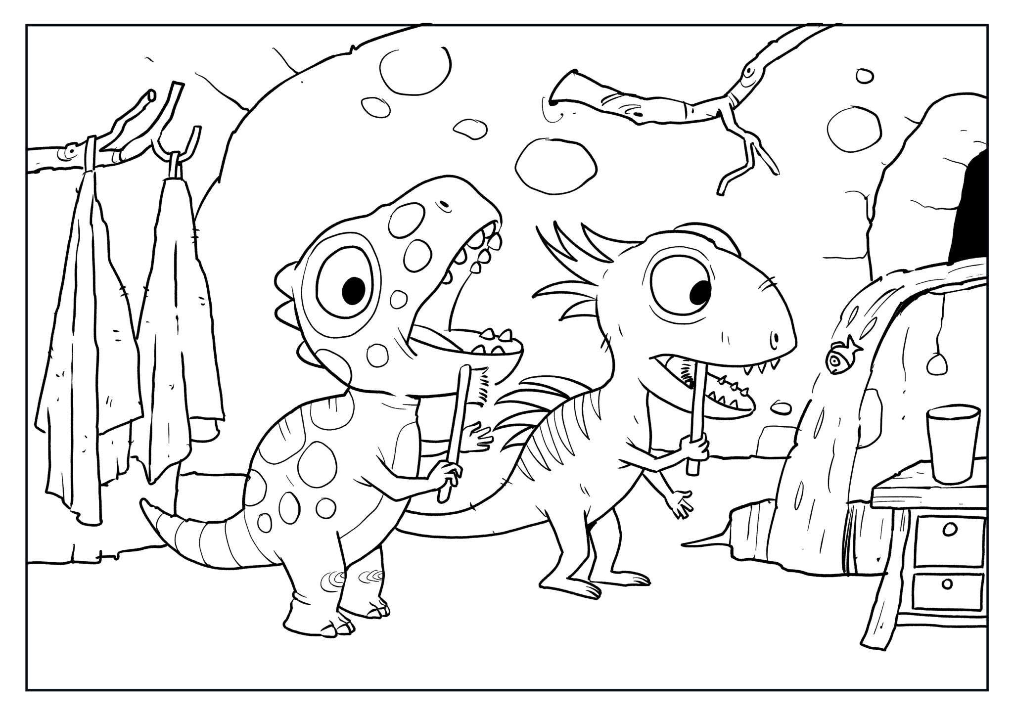 Hirmuliskojengi värityskuvat - Image 5