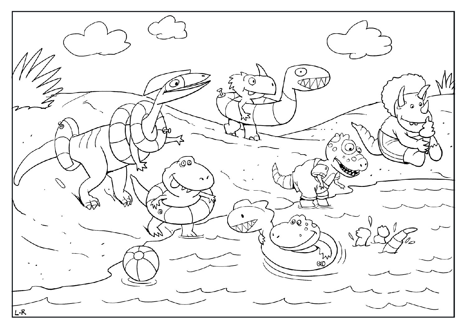 Hirmuliskojengi värityskuvat - Image 6