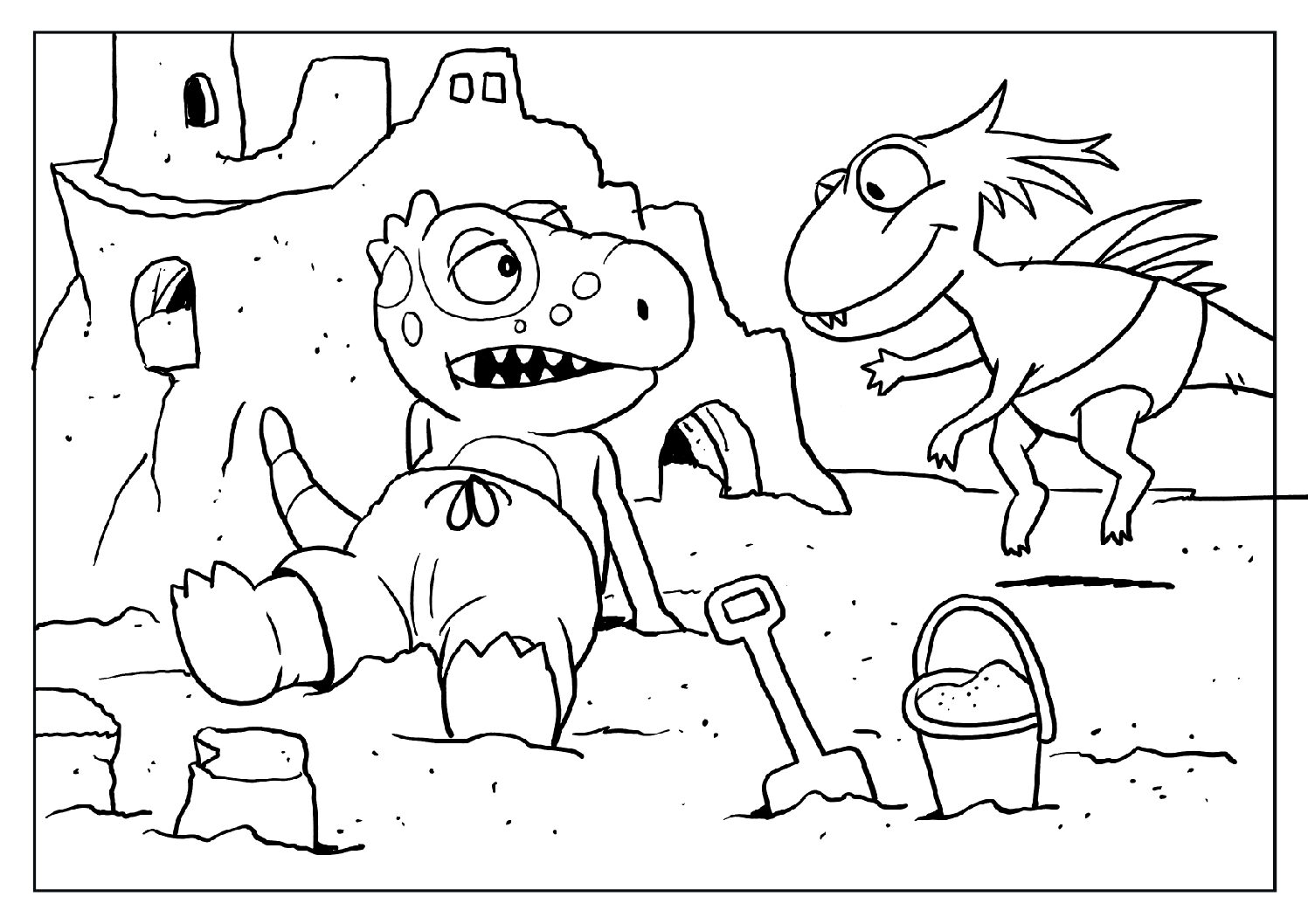 Hirmuliskojengi värityskuvat - Image 7